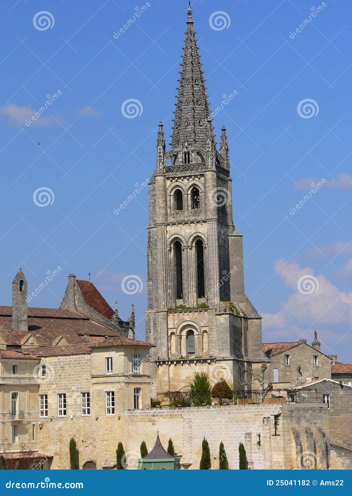 St. Emilion ( France ) stock photo. Image of gothic, trip 25041182