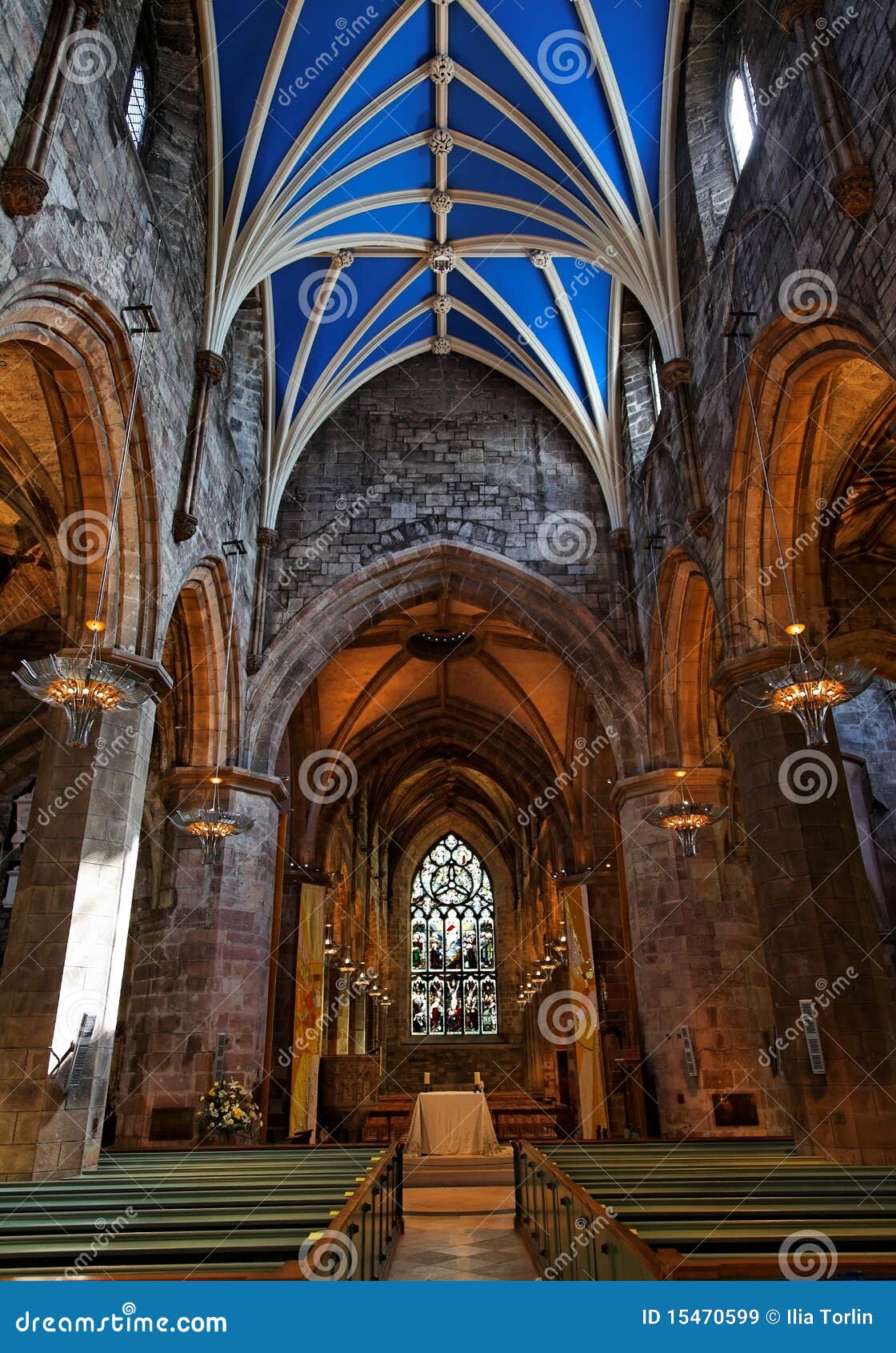 st giles cathedral. edinburgh. scotland. uk.