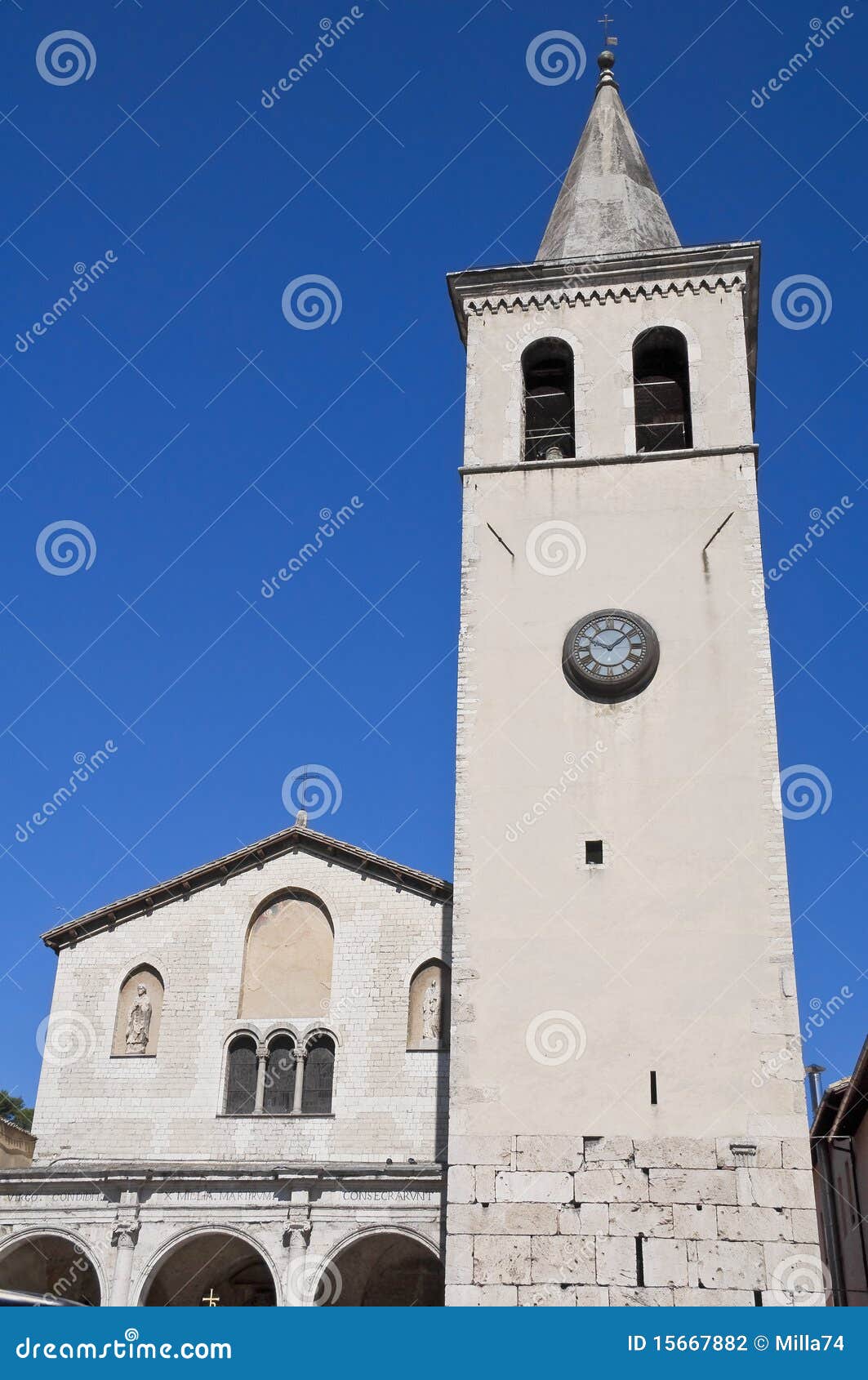st. gregorio maggiore church. spoleto. umbria.