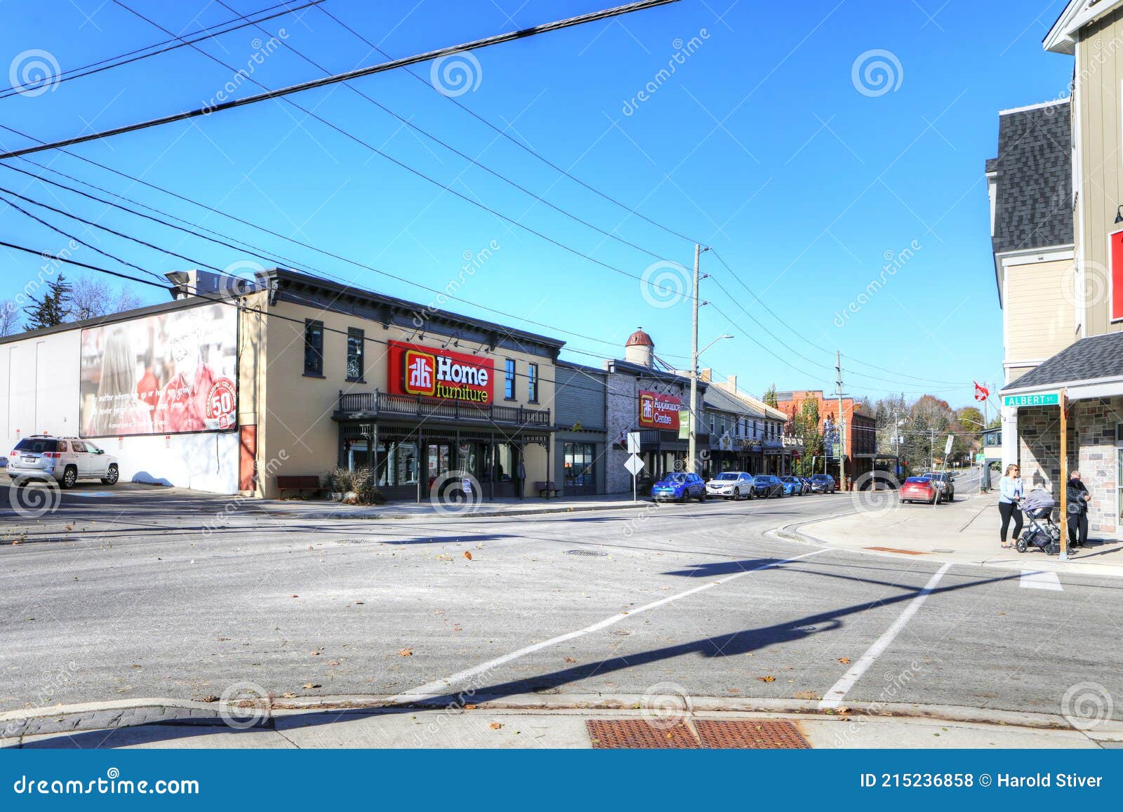 St Jacobs Street View in Ontario, Canada Editorial Stock Photo Image