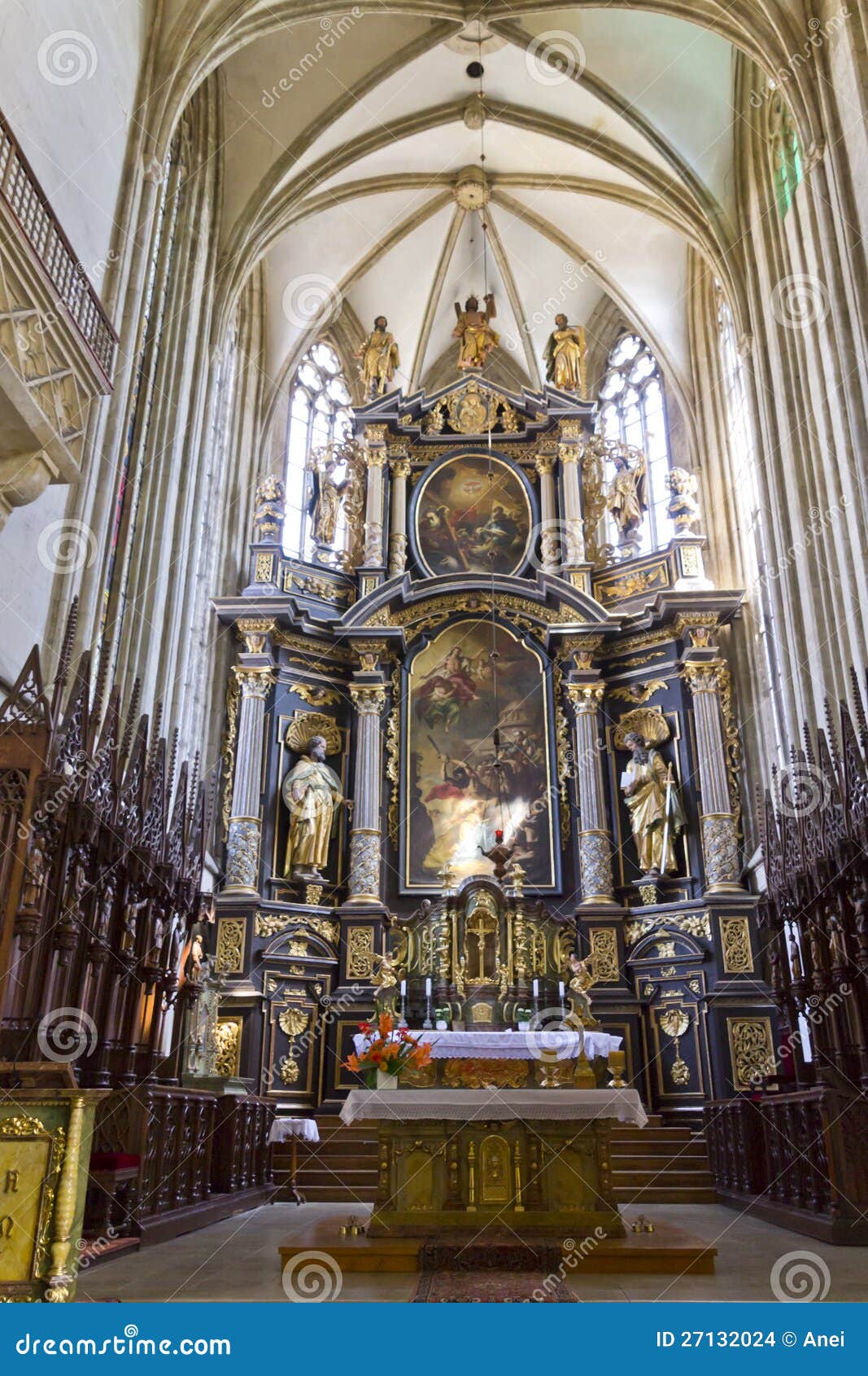St. JamesÂ´s Church Front Altar Stock Photo Image of famous, summer