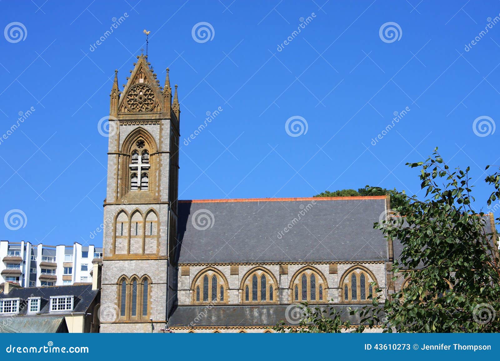 St John s church, Torquay stock image. Image of saint 43610273