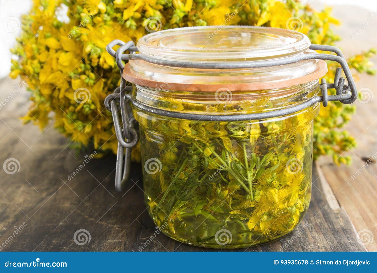 St. John`s Wort Oil stock photo. Image of herbal, hemorrhoids 93935678