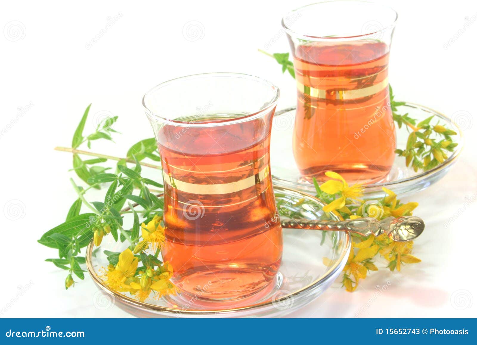 St John s Wort tea stock image. Image of medicines, herbs 15652743