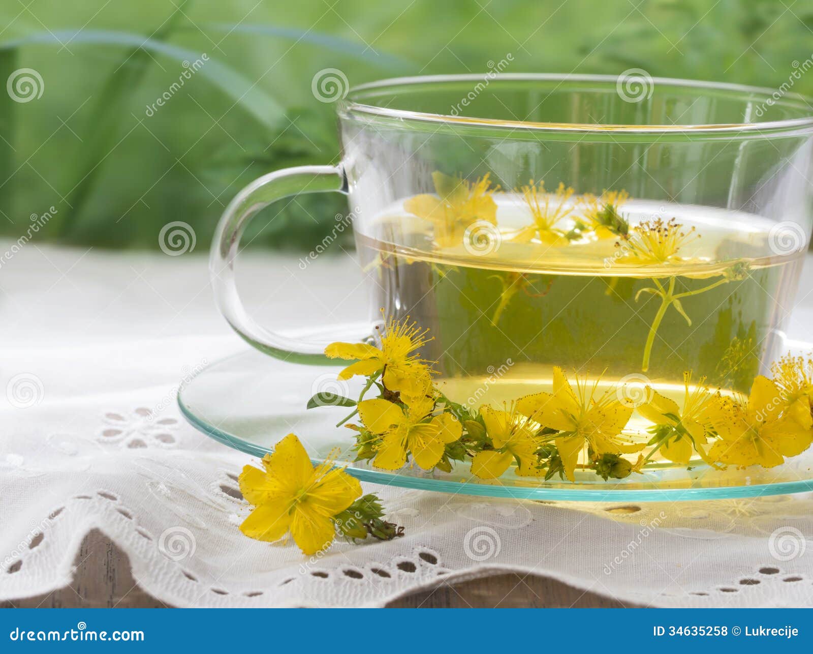 St John s wort tea stock photo. Image of infusion, healthy 34635258
