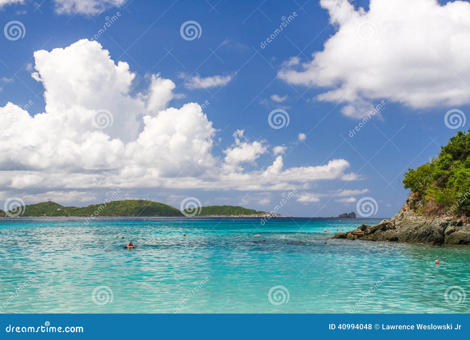 St. John, USVI Trunk Bay Underwater Snorkel Trail Editorial Stock Photo ...