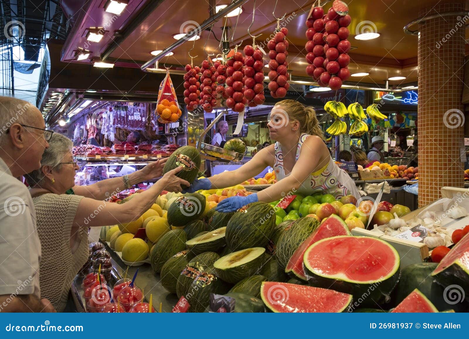 Food Market Barcelona Spain Food Market Barcelona Spain