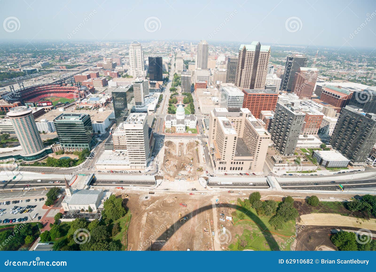 St Louis, Architecture, And Famous Arch, Missouri,USA. Editorial Photography - Image of ...
