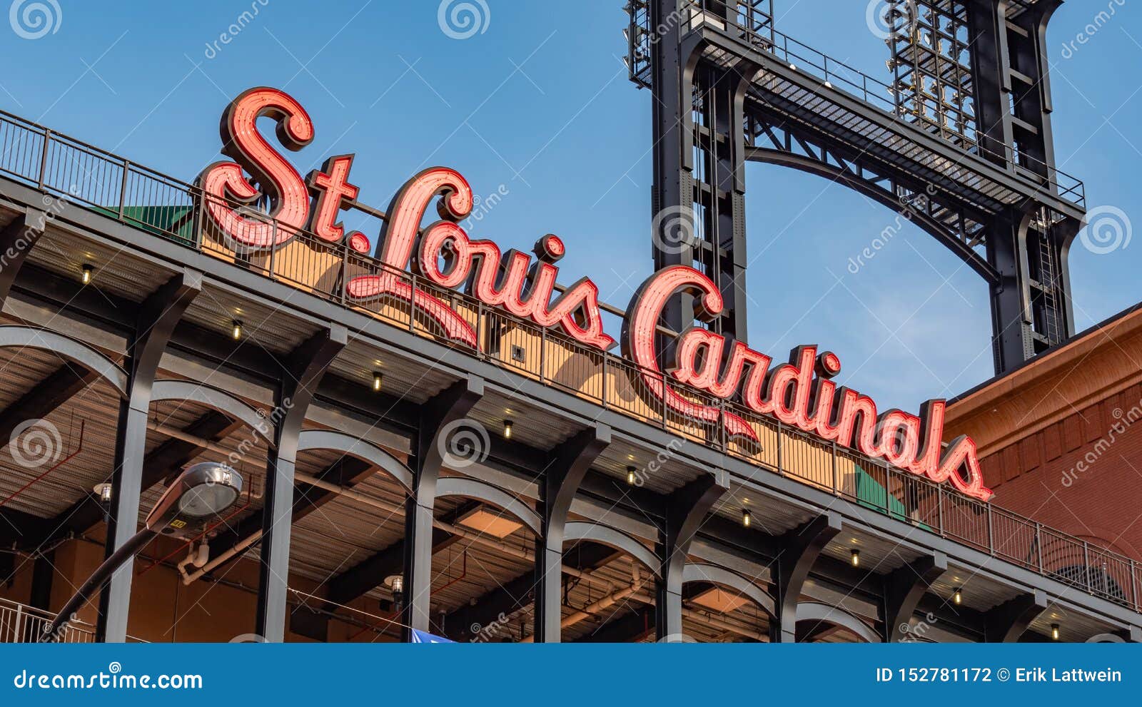 St. Louis Cardinals At Bush Stadium - ST. LOUIS, USA - JUNE 19, 2019 Editorial Photography ...