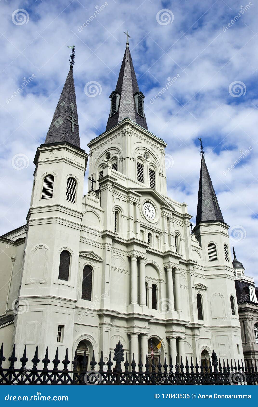St. Louis Cathedral, New Orleans Stock Image - Image of french, architecture: 17843535