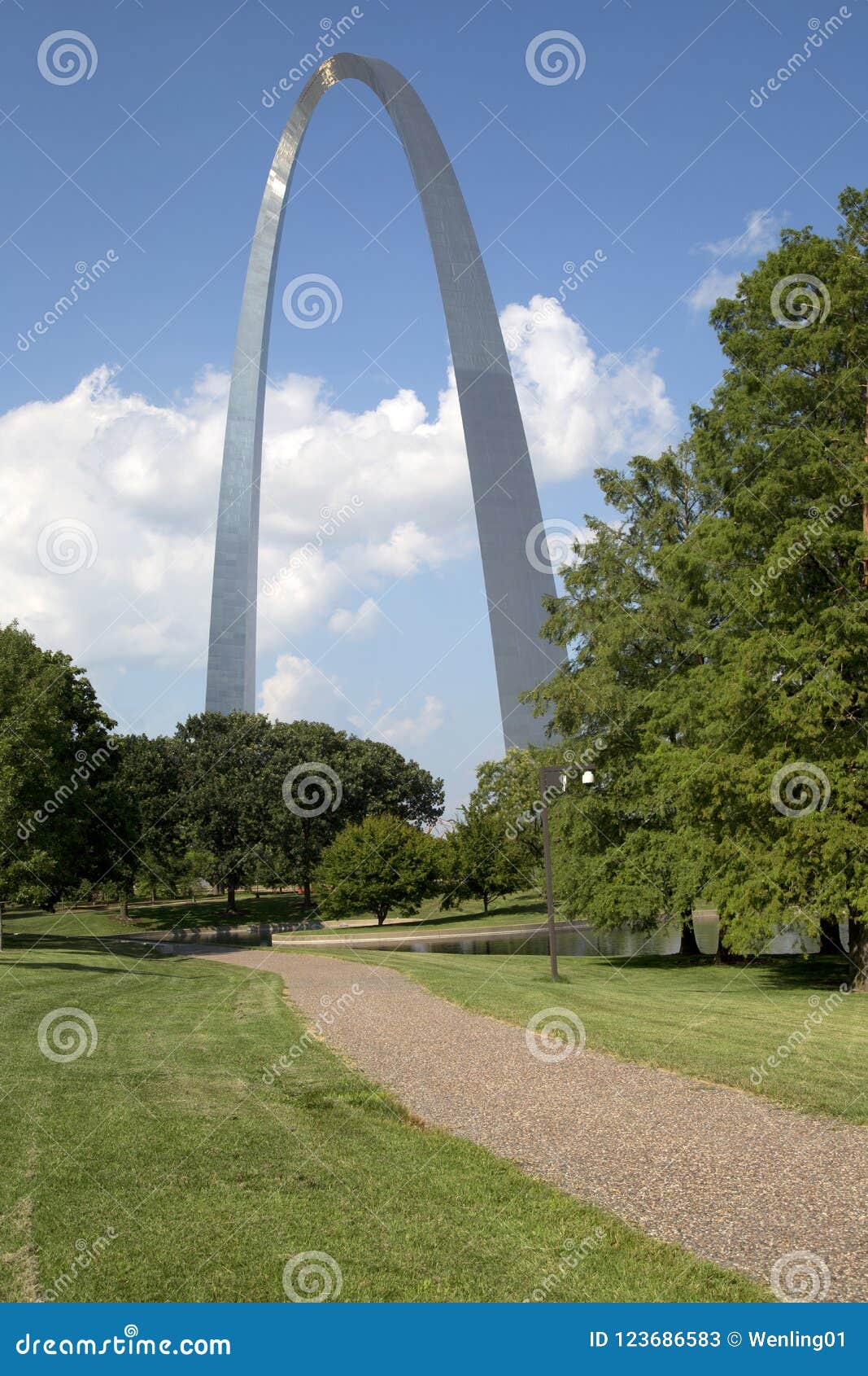 ST Louis Gateway Arch National Park MO USA Stock Image - Image of tree, outdoor: 123686583