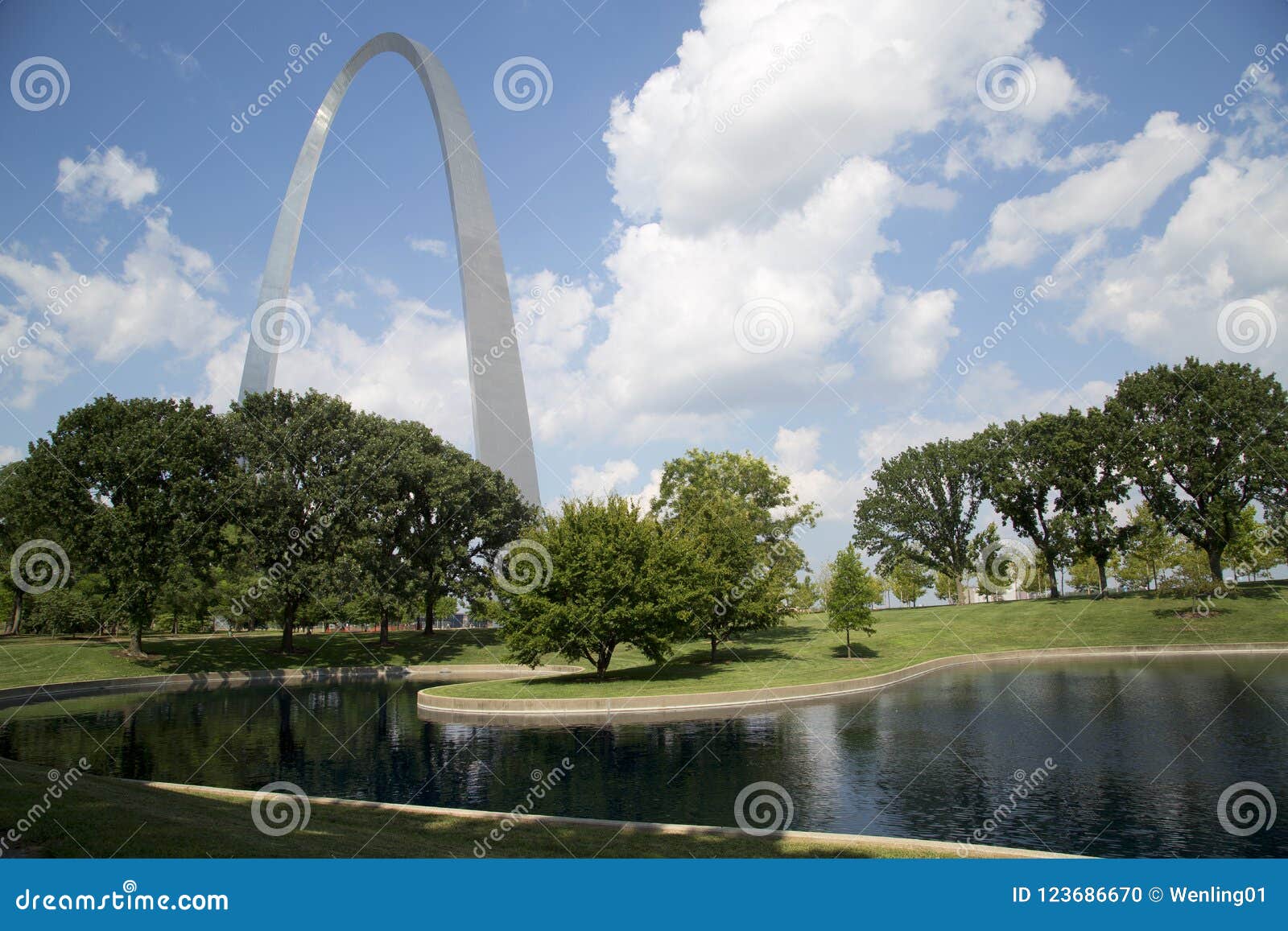 ST Louis Gateway Arch National Park MO USA Stock Photo - Image of landscapes, arch: 123686670
