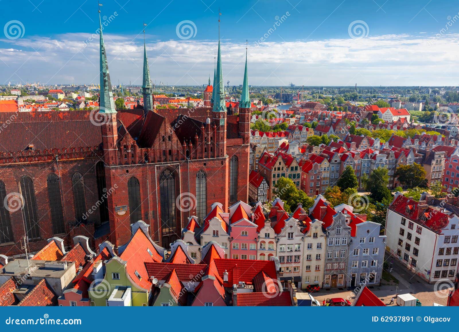 st mary church in gdansk, poland