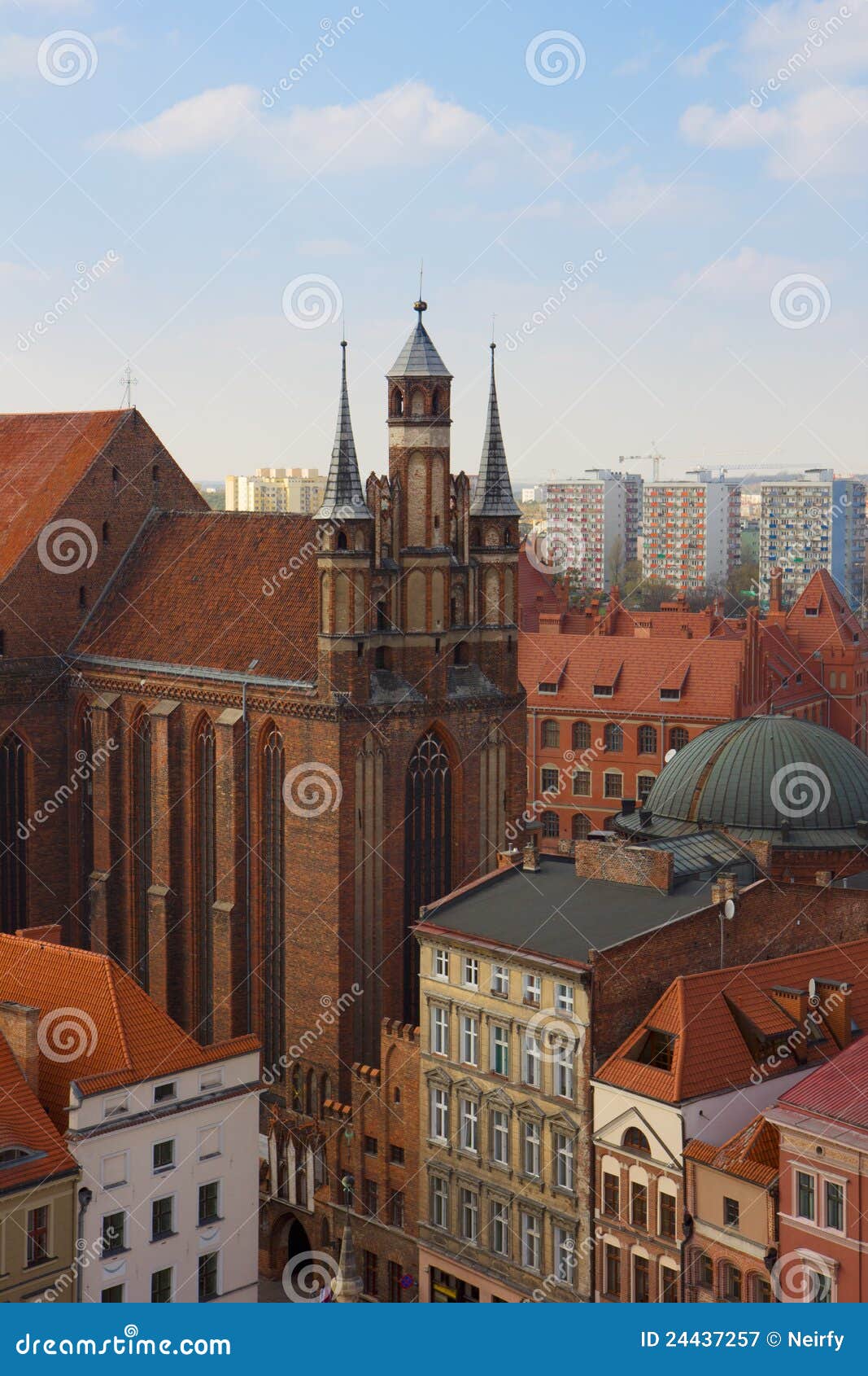 St Mary Church, Torun, Poland Stock Image Image of house, spot 24437257