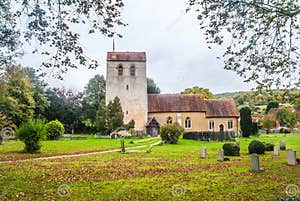St Mary A Igreja Virgem E O Quintal De Turville Buckinghamshire St Mary A Igreja Virgem E O Quintal De Turville Buckinghamshire
