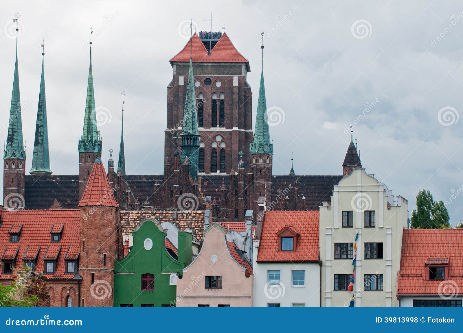 Basiliek van de Veronderstelling van Heilige Maagdelijke Mary (St. Mary Kerk) in Gdansk, Polen