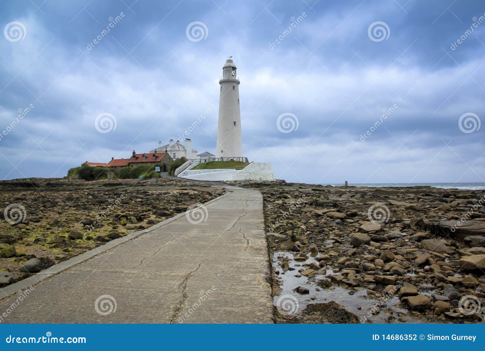 st marys lighthouse whitley bay england