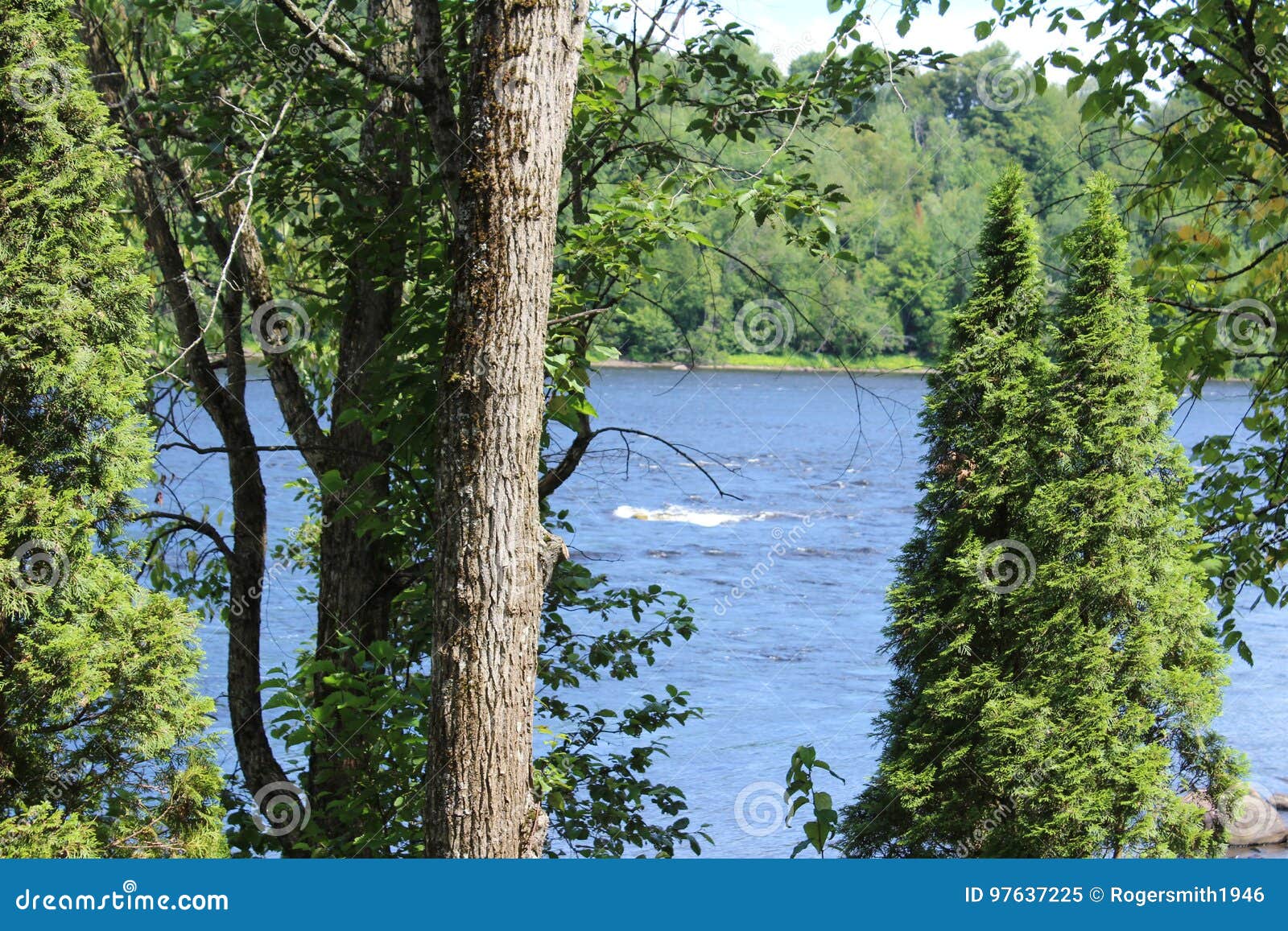 St Maurice River, Troisrivieres Stock Image Image of maurice