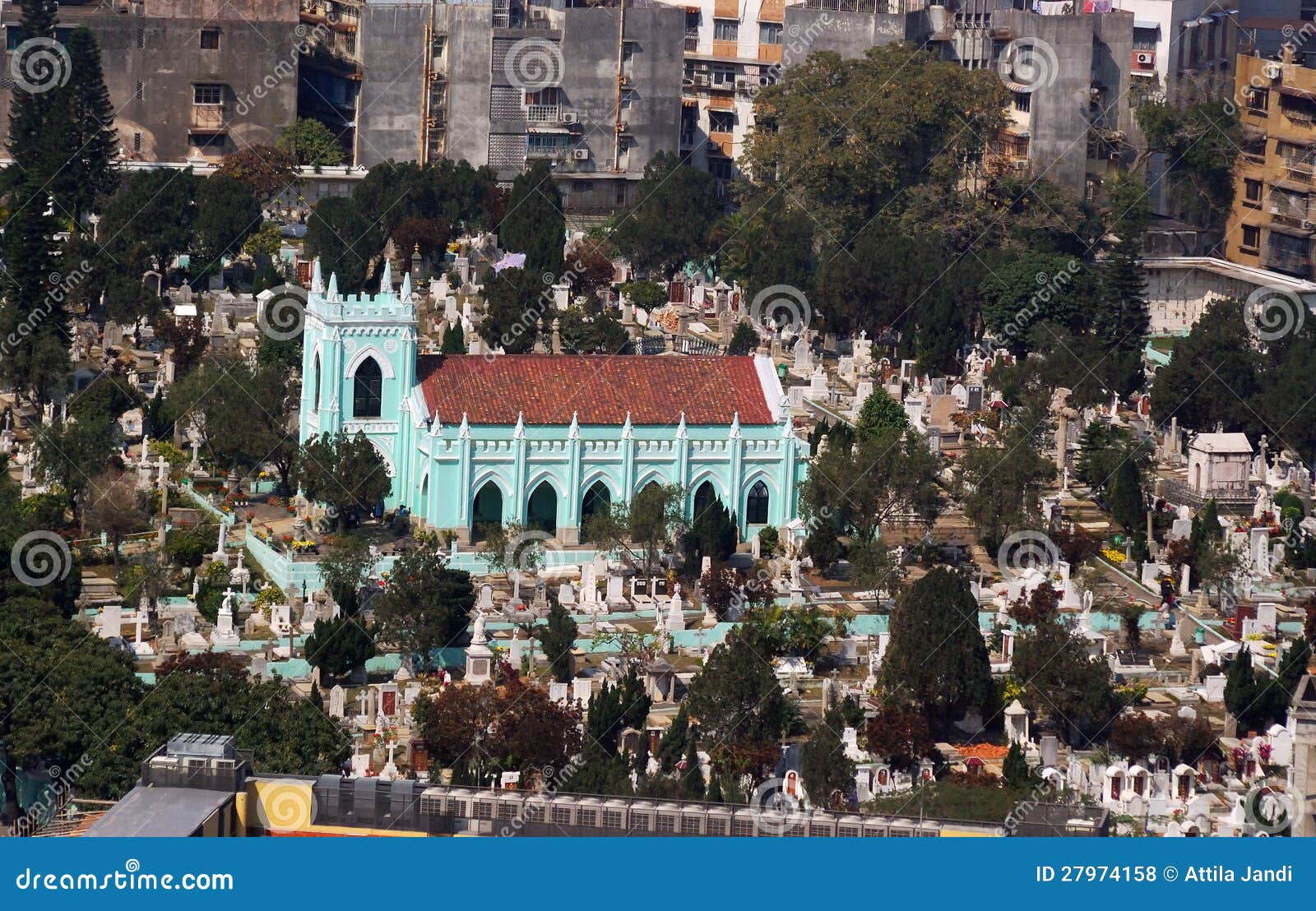 St. Michael Cemetery, Macao Stock Photo - Image of aomen, heaven: 27974158