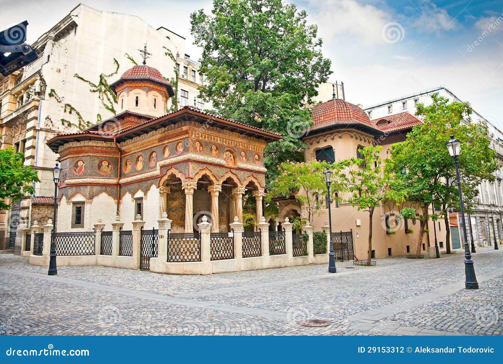 st. michael and gabriel church in bucuresti, romania.