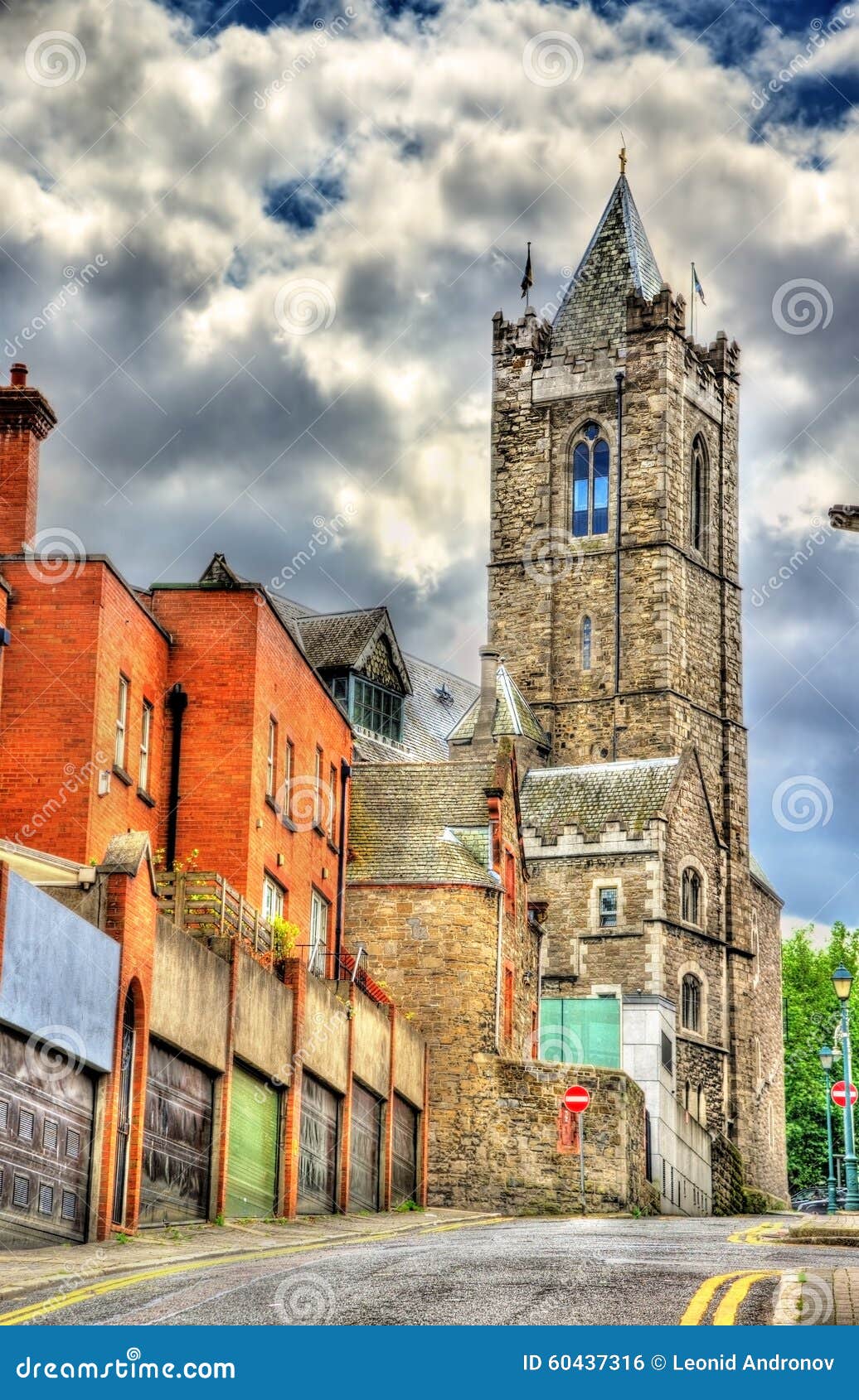 St Michael S Tower of Christ Church Cathedral Stock Photo Image of