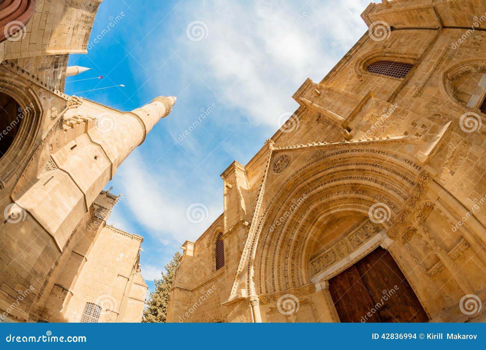 st. nicholas cathedral (lala mustafa mosque). famagusta, cyprus