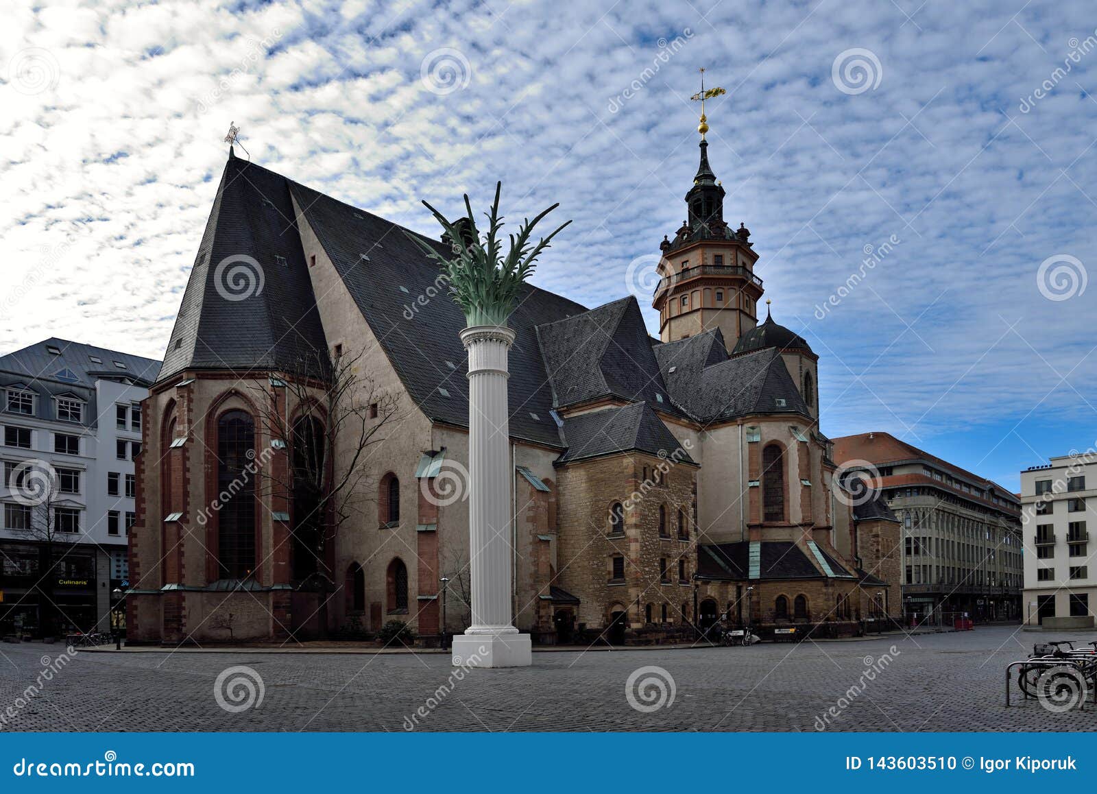 St. Nicholas Church, Leipzig Editorial - altstadt, nicholas: 143603510