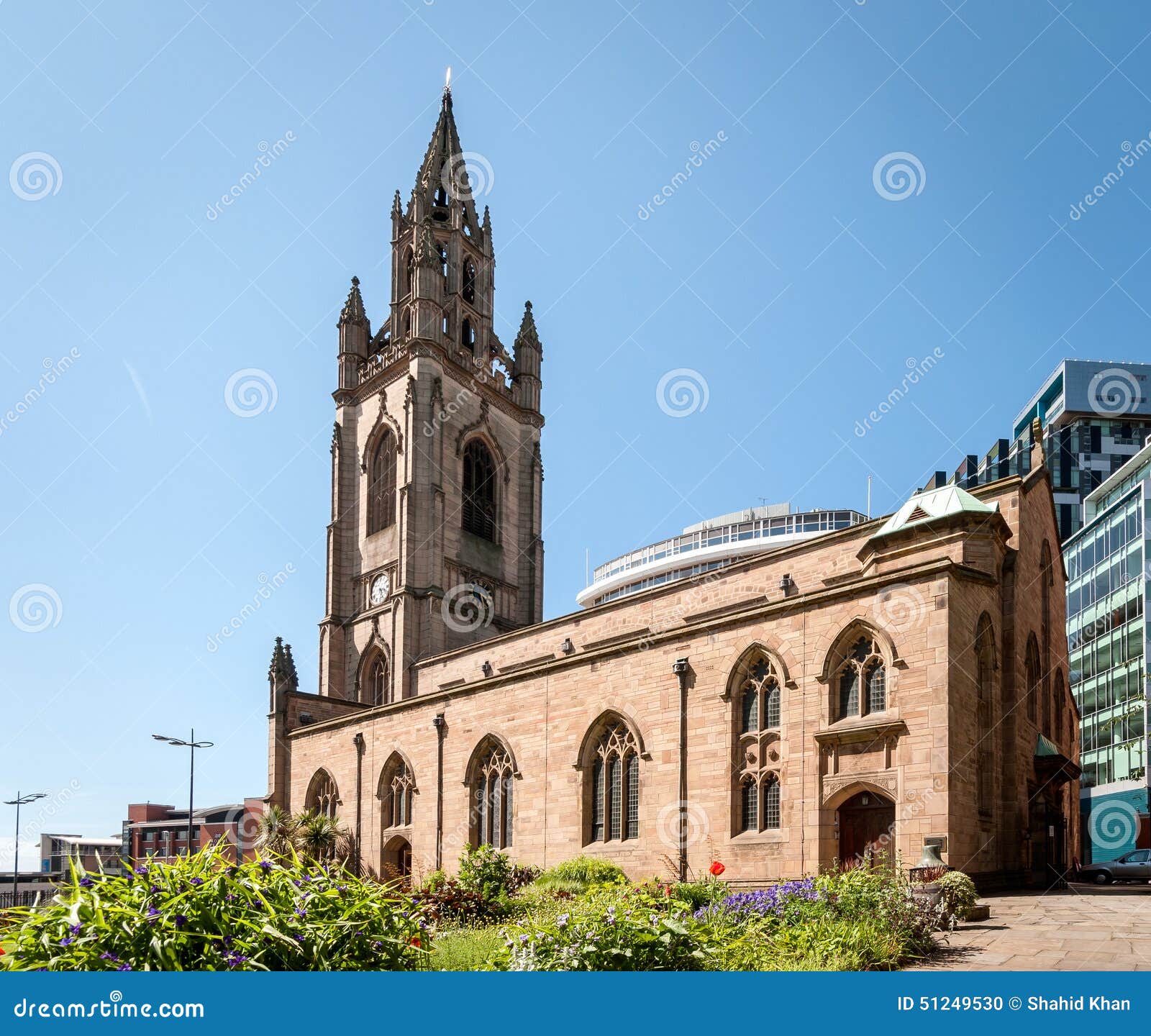 St Nicholas Church Liverpool Fotografia Stock Immagine di città