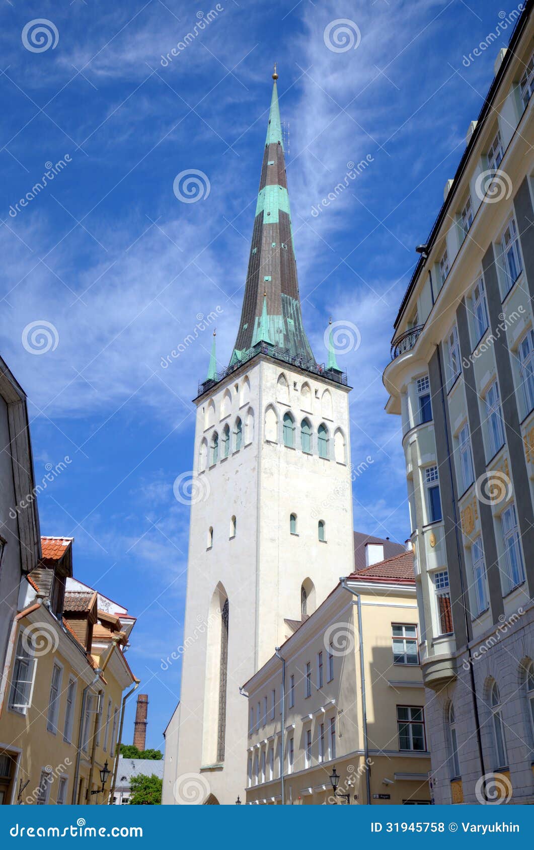 St. Nicholas Church (Niguliste Kirik) Stock Photo - Image of castle ...