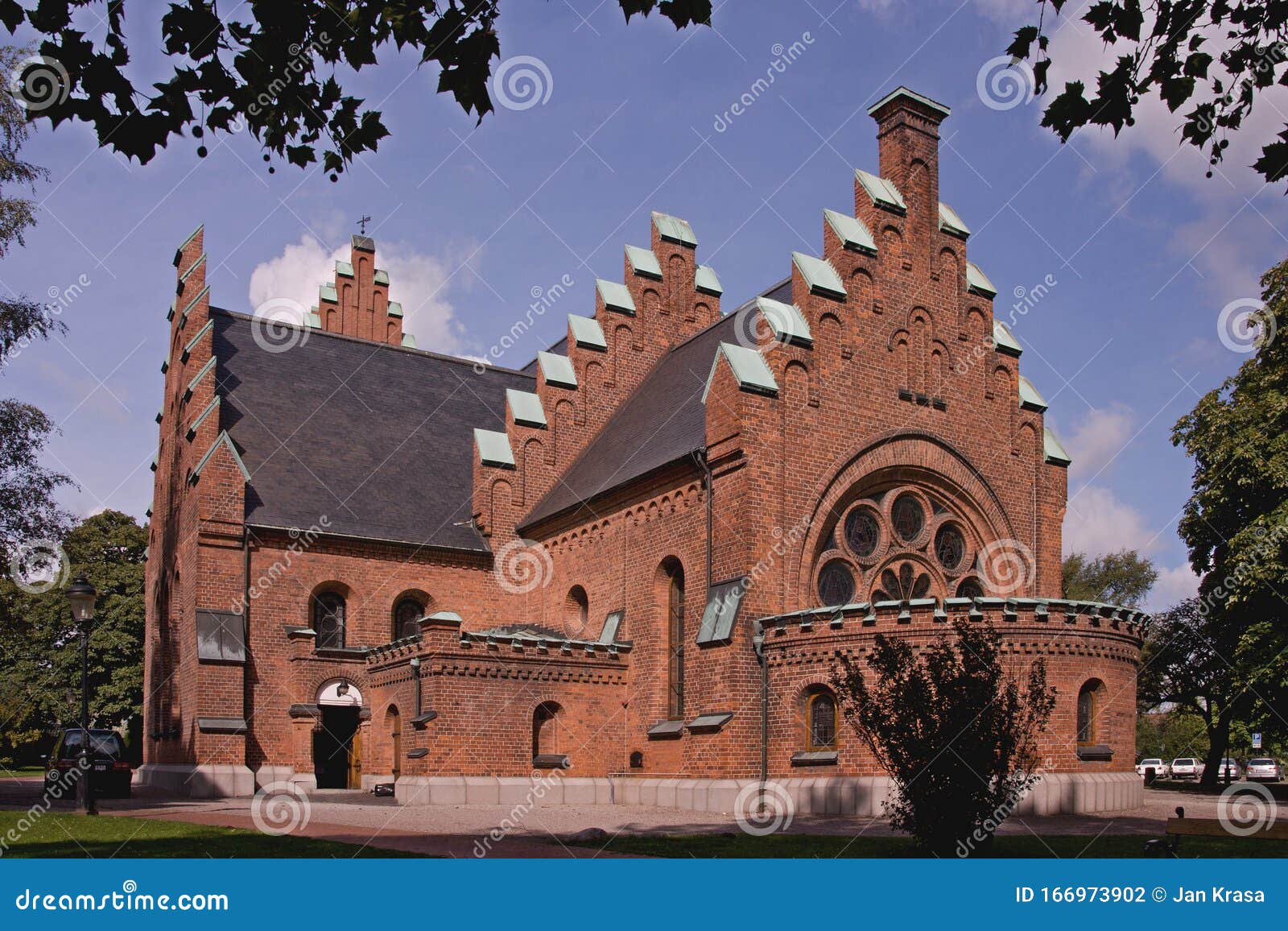 st. nicholas` church 2 in trelleborg -sweden