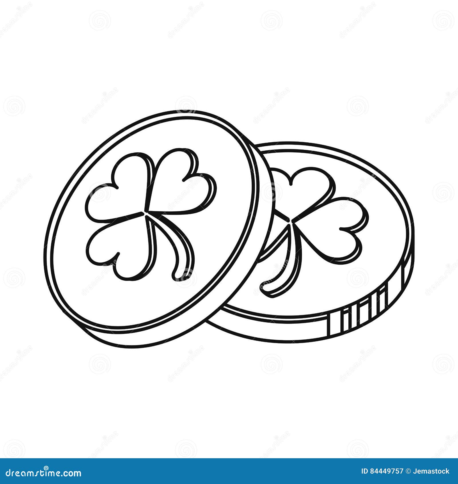 san patrick day coins