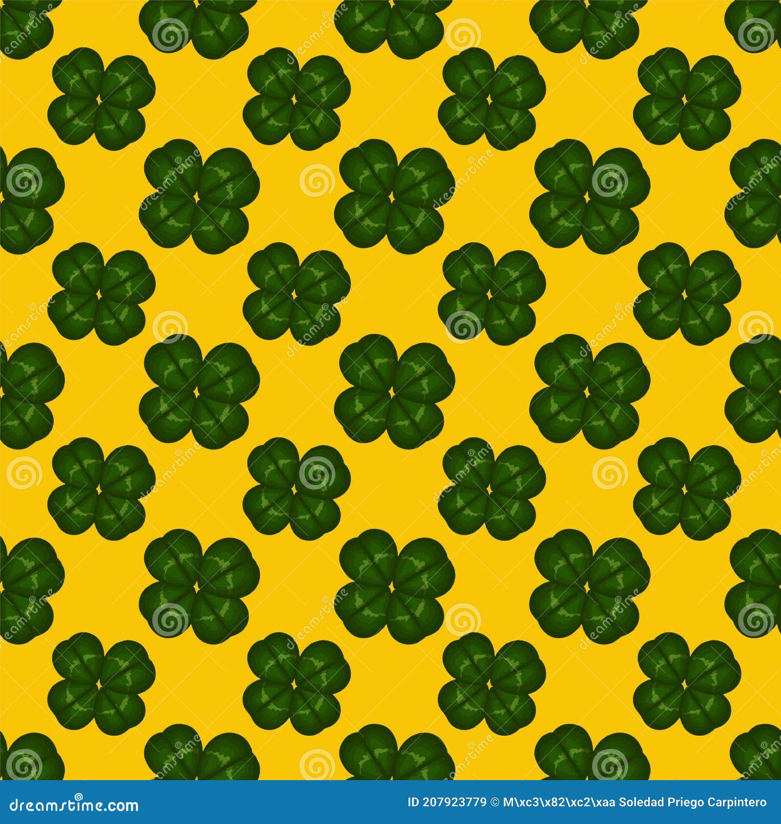 st. patrick day seamless pattern. clovers . background  wallpaper. clover . san patricio diseÃÂ±o fondo patron