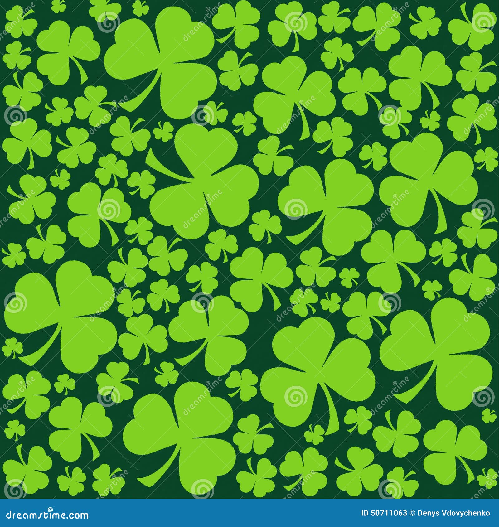 St. Patrick's Day Background In Green Colors Stock Illustration ...