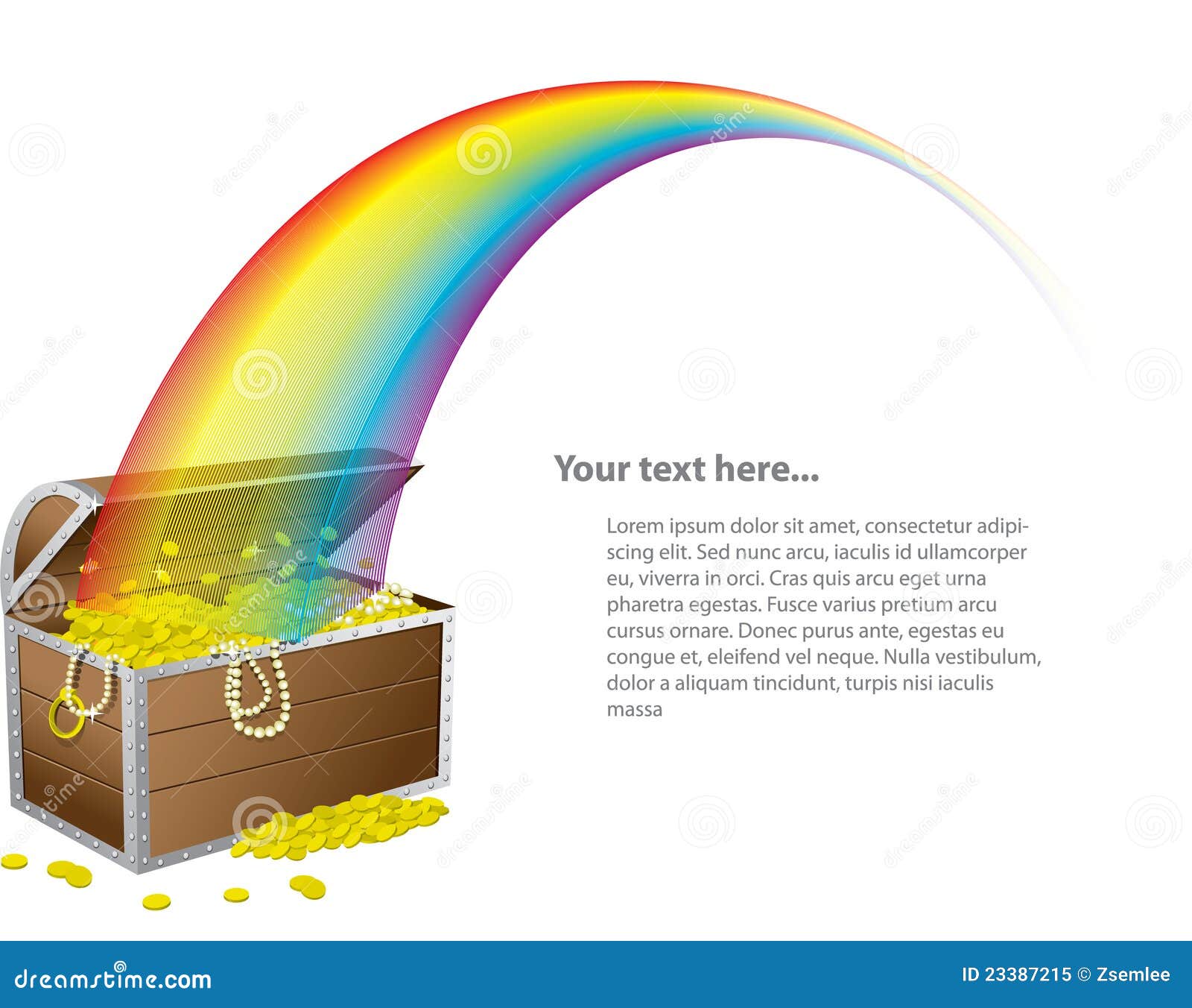 St. Patrick's Treasure Chest Royalty Free Stock Photo Image 23387215