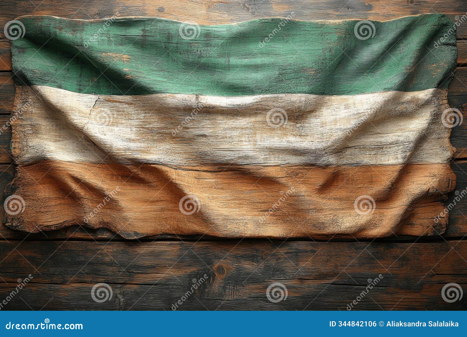 st patricks day banner, st patricks day decor on wooden background forms a festive banner with ample space for text