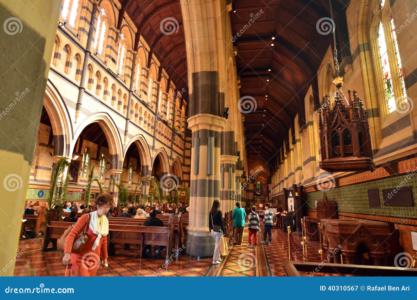 St Paul S Cathedral Melbourne Editorial Photography