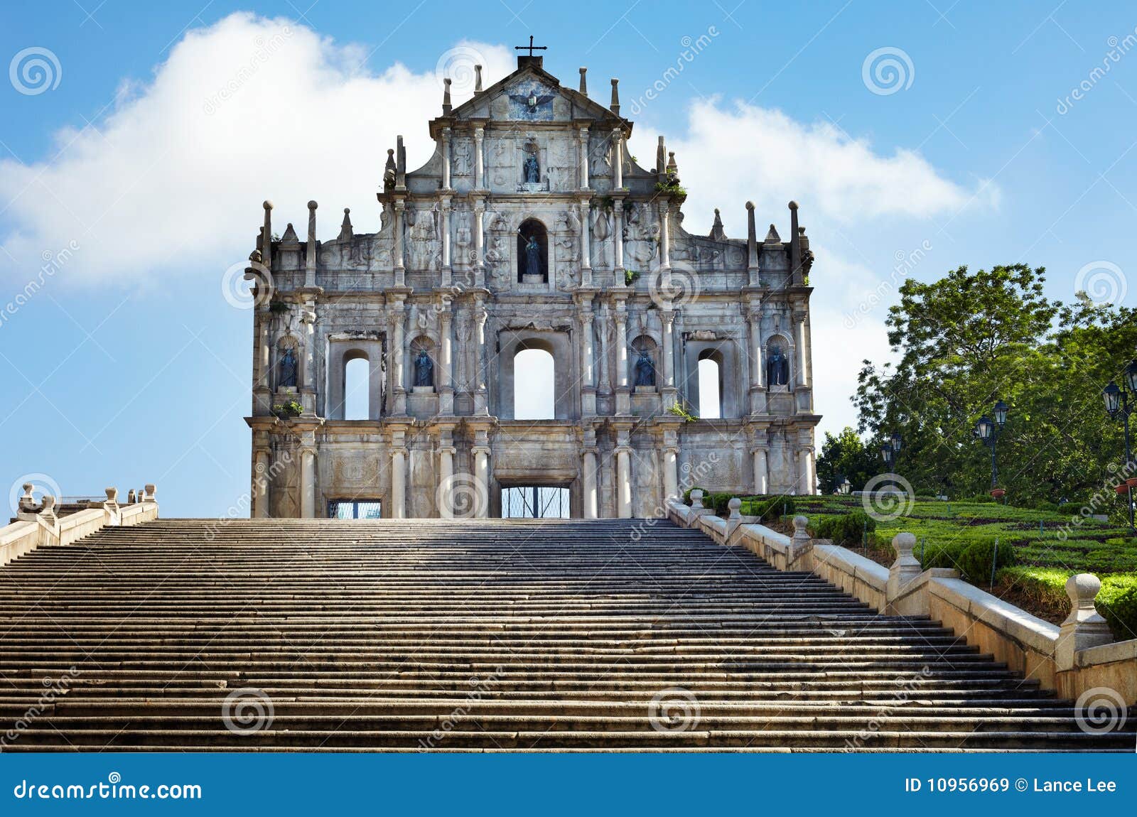 st paul's ruins, iconic church in macau, chin