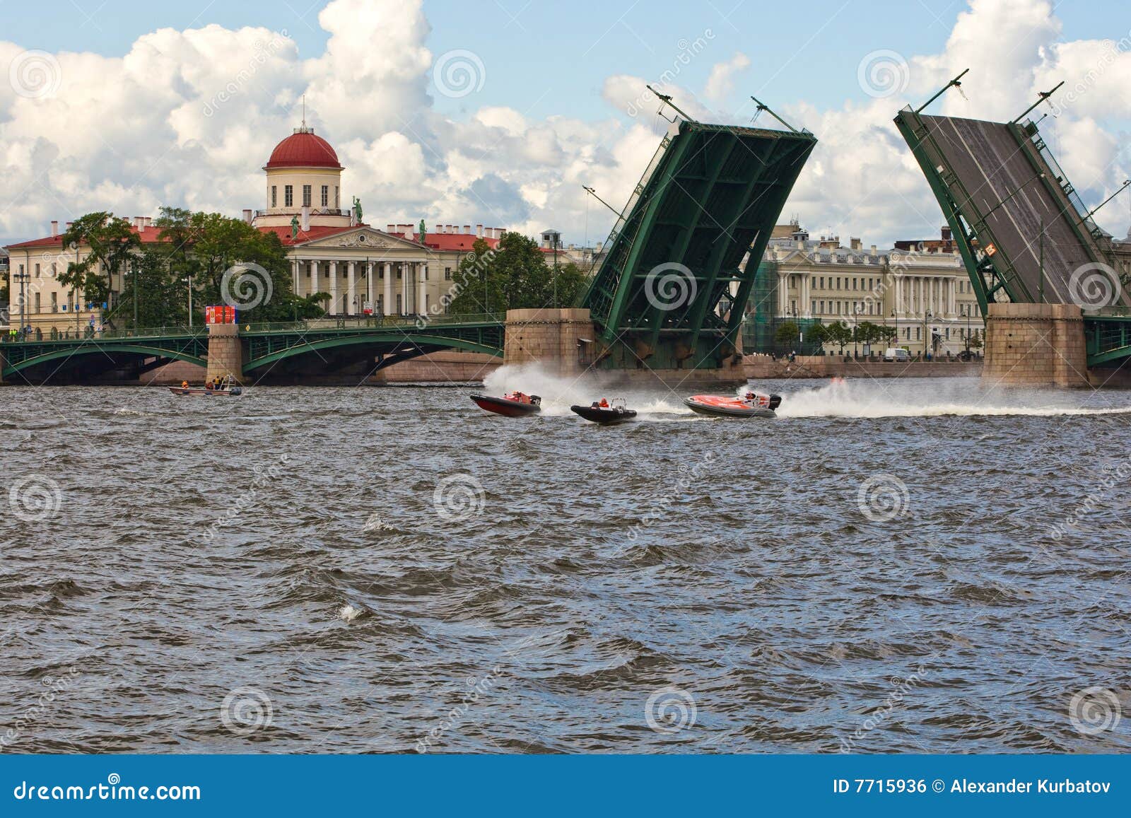 St. Petersburg, Exchange Bridge Stock Photo Image of petersburg