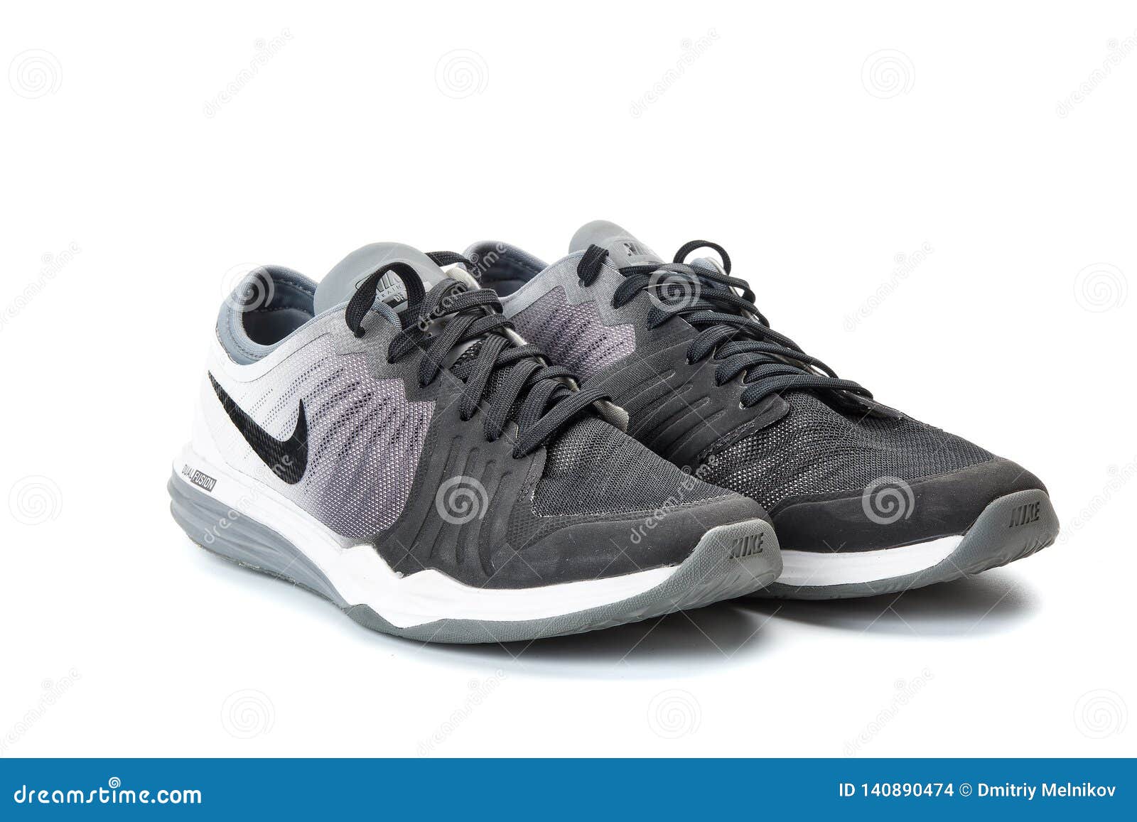Modern Sneakers on a White Background Editorial Stock Image - Image of ...
