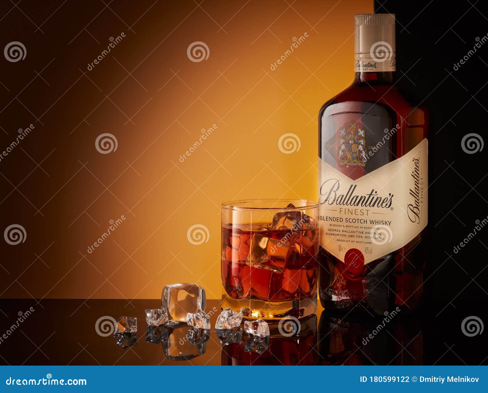 Ballantines - Ice and Liquor