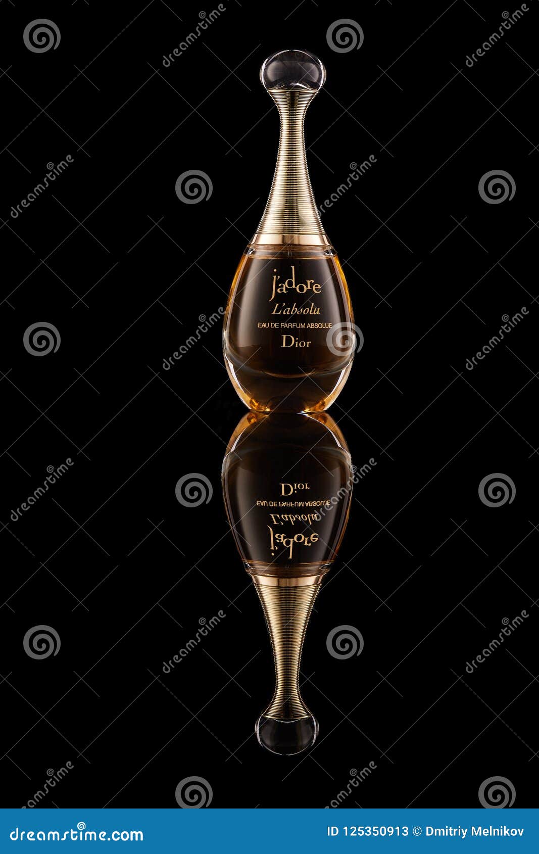 Bottle of perfume editorial stock photo. Image of container - 125350913