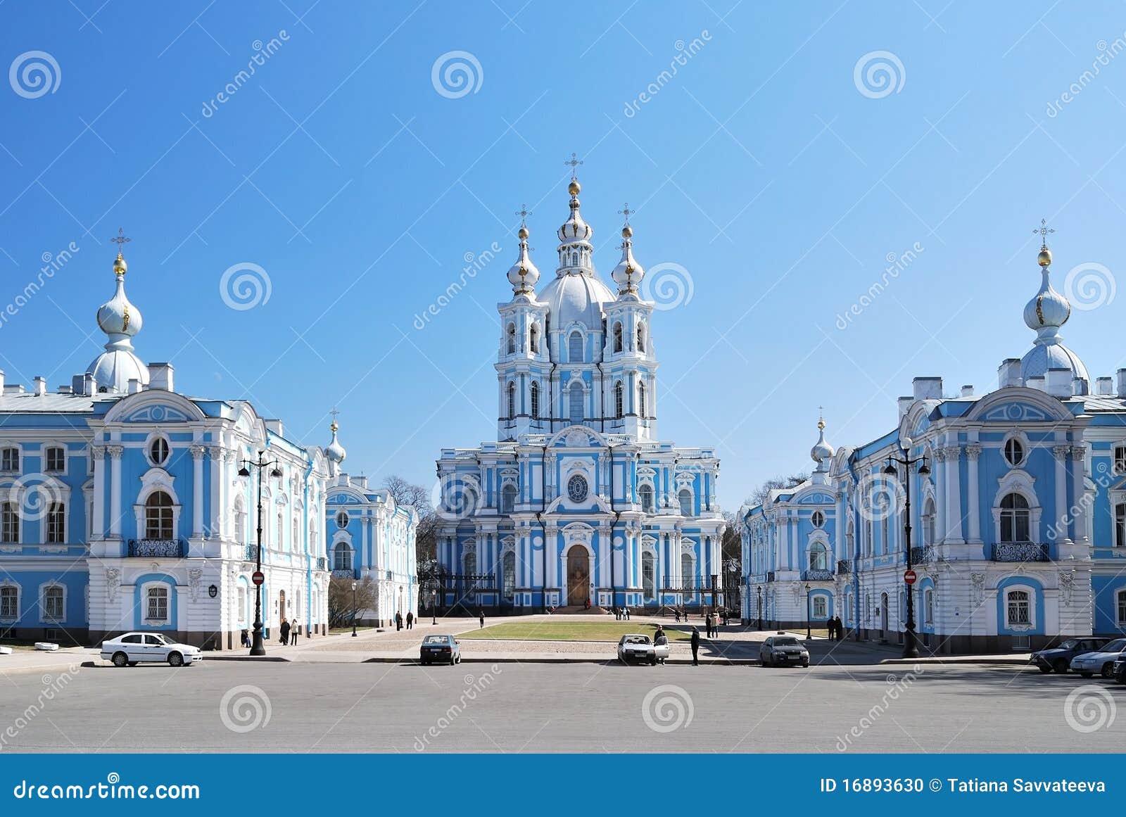 st. petersburg. smolny cathedral and convent