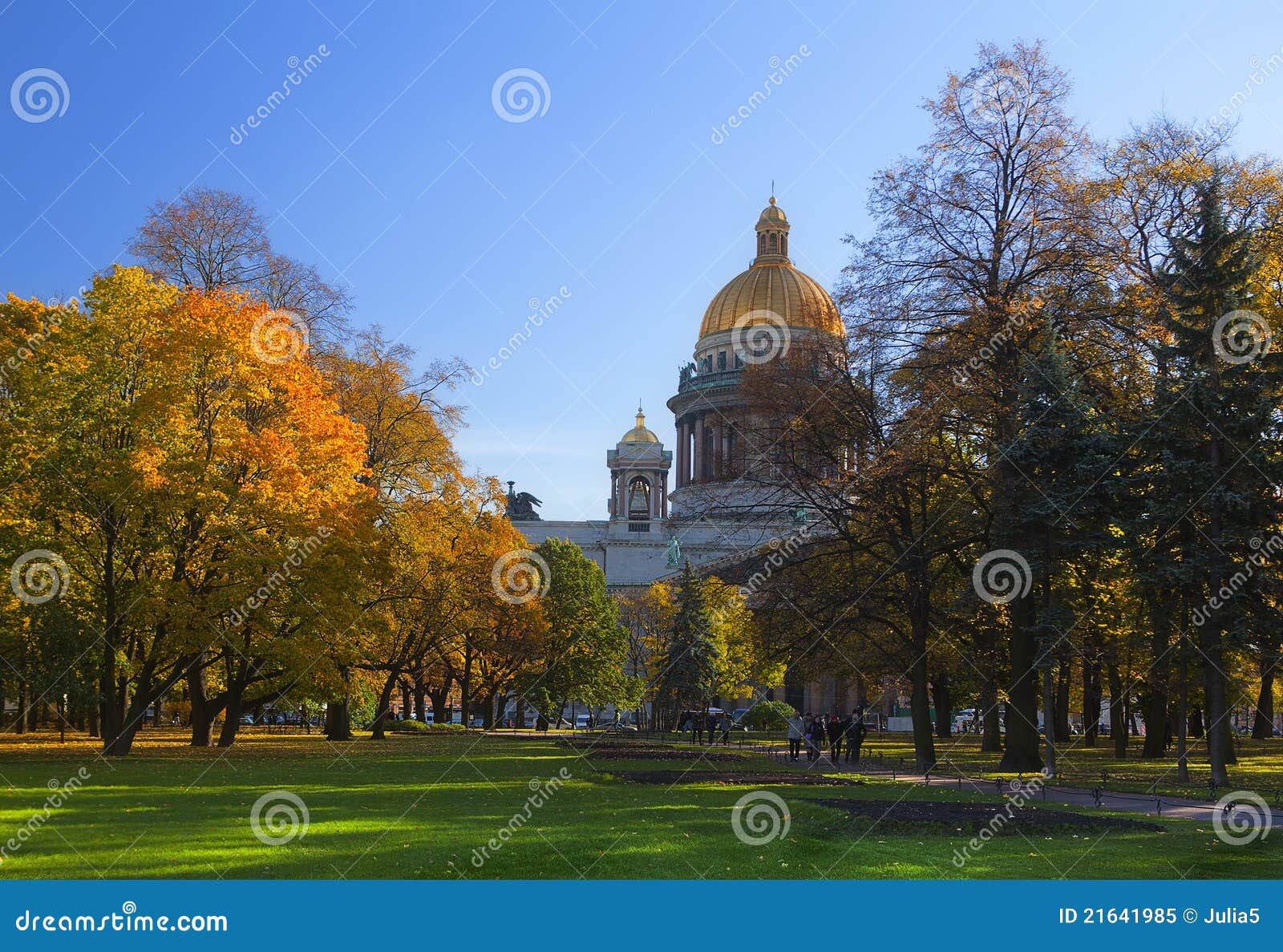 Санкт-Петербург Исаакиевский собор осень