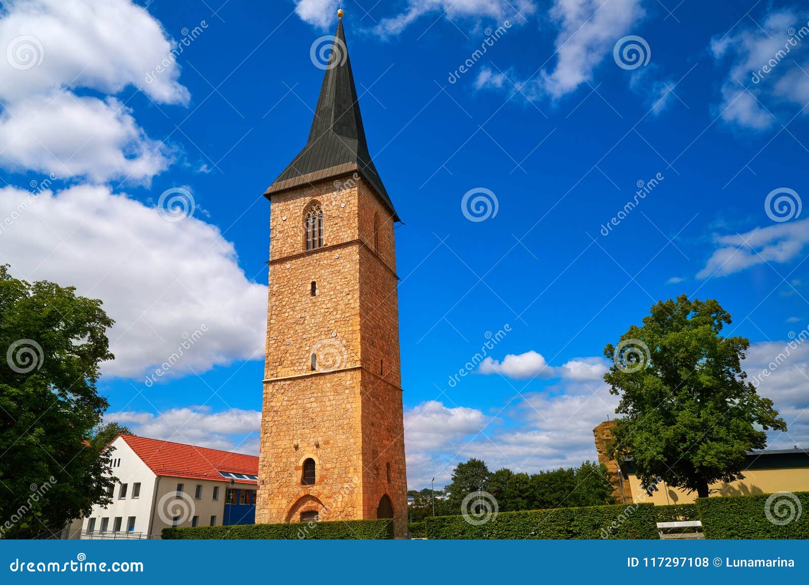st petri kirche tower nordhausen harz germany
