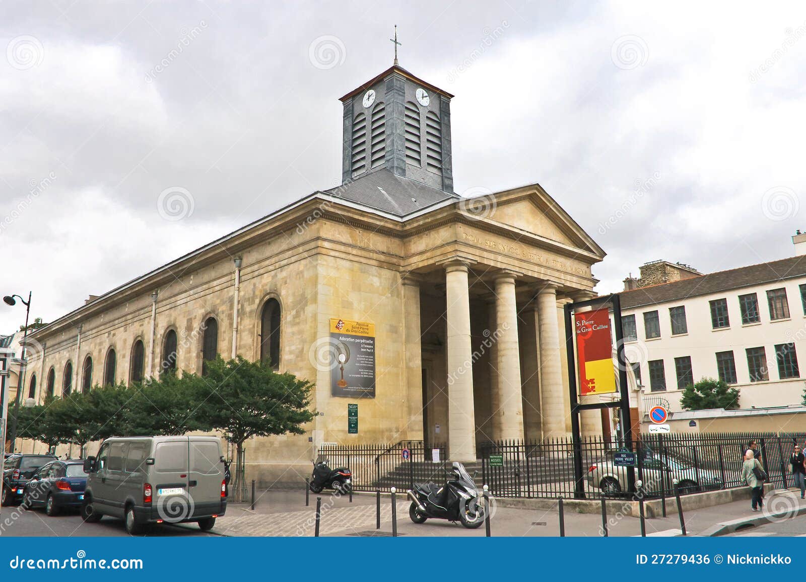 St. Pierre Du Gros Caillou Main Entrance Editorial Photo Image of