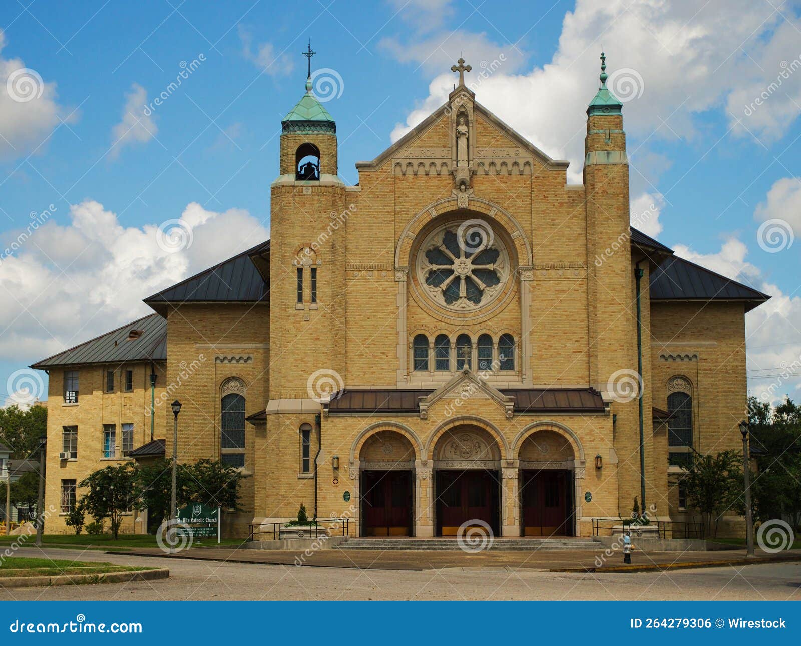 St. Rita Catholic Church in the Morning Editorial Photo Image of