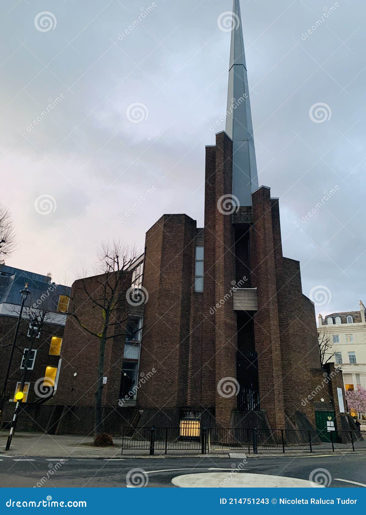 St Saviour's Is A Striking, Angular And Soaring 1976 Brick Church Adjacent To Warwick Avenue Underground Station In London Editorial Stock Photo - Image Of Consecrated, Formosa: 214751243