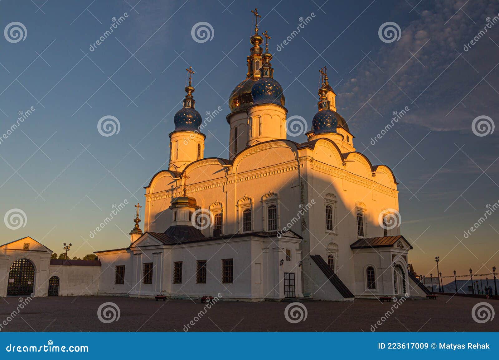 st. sophia-assumption cathedral sofiysko-uspenskiy kafedralnyy sobor in the complex of tobolsk kremlin, russ