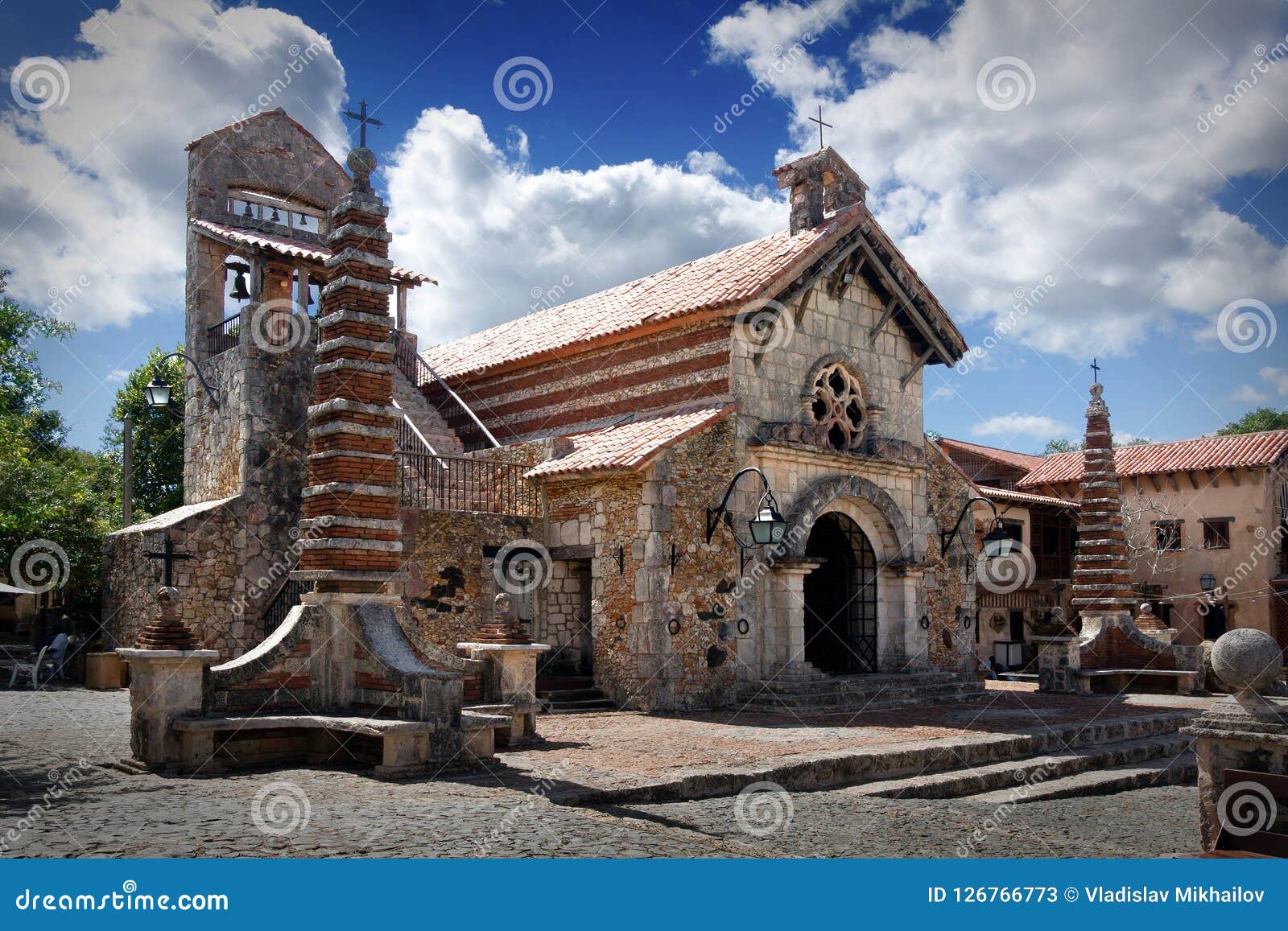 st. stanislaus church in altos de chavon, casa de campo, dominicana