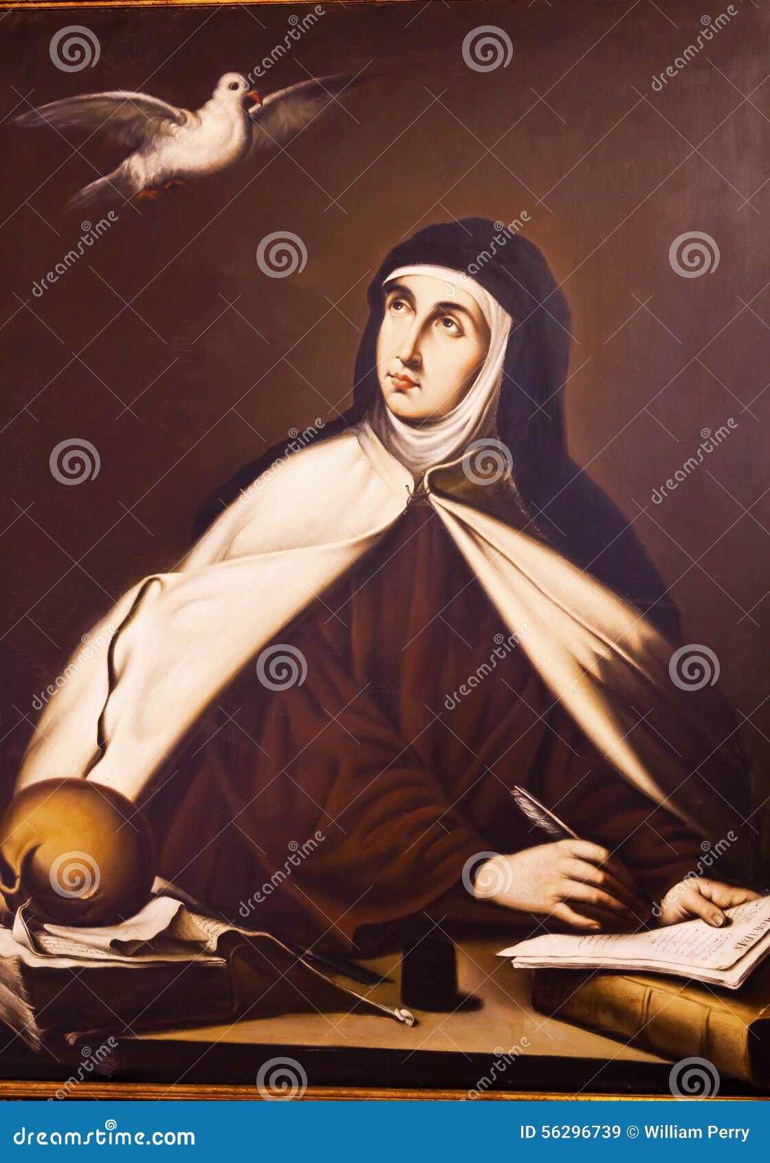 st teresa painting convento de santa teresa avila castile spain